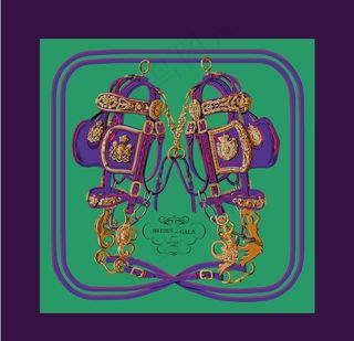 方巾   大牌   数码印花图片