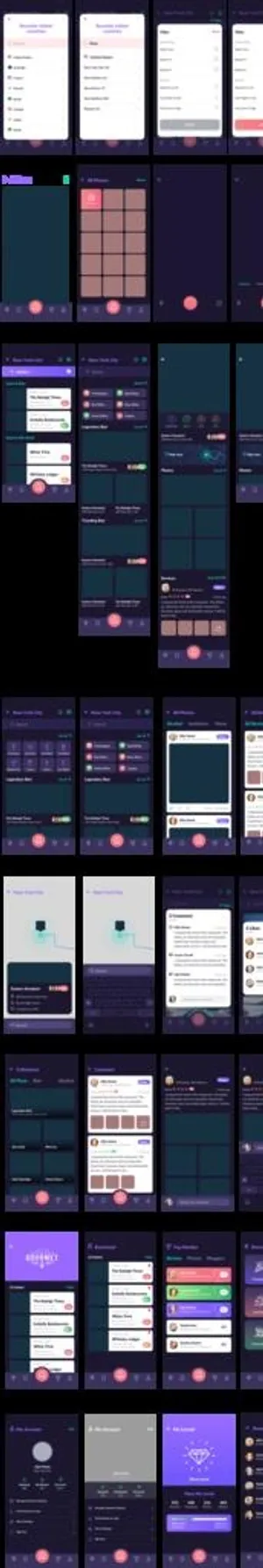 手机APP移动端UI作品集模板图片