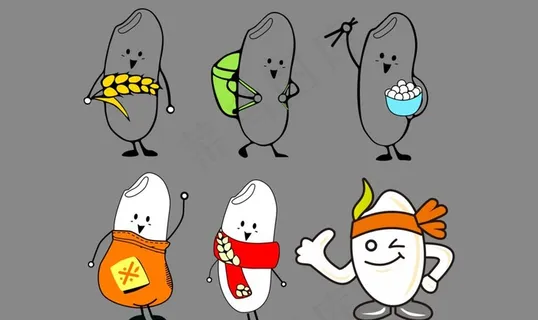 卡通米图片