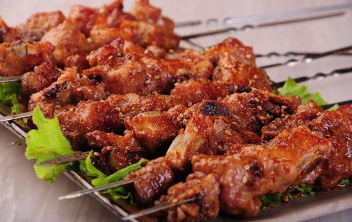 麻辣排骨串图片