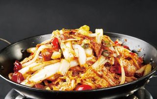 干锅娃娃菜图片