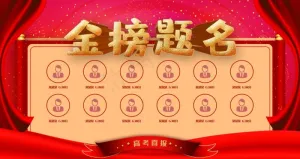 金榜题名图片