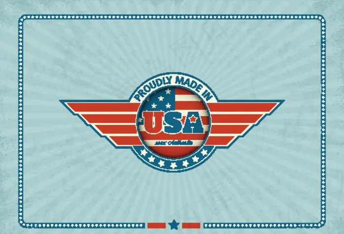 美国制造的免费复刻矢量标签图片eps,ai矢量模版下载