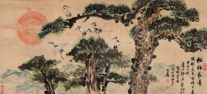 松柏长青图片