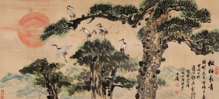 松柏长青图片