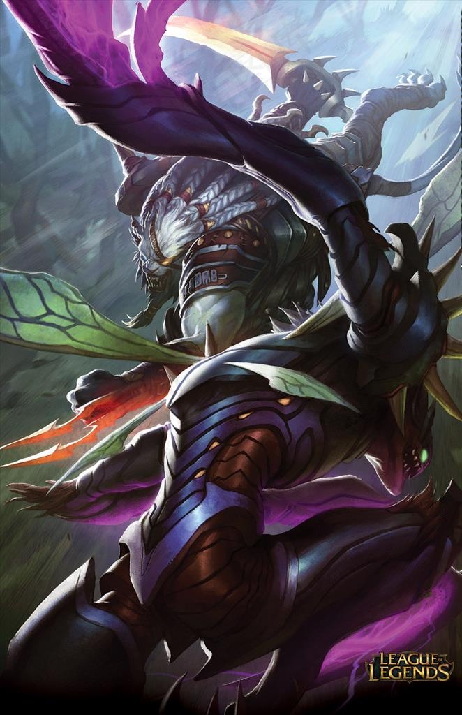 LOL英雄联盟经典人物对决原画图片