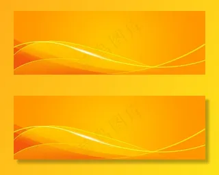 抽象形状的黄色背景图片