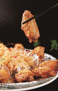 蒜香鸡中翅图片