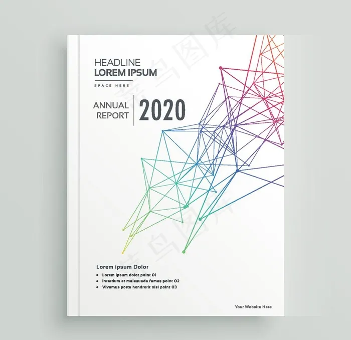 2020公司画册封面图片eps,ai矢量模版下载