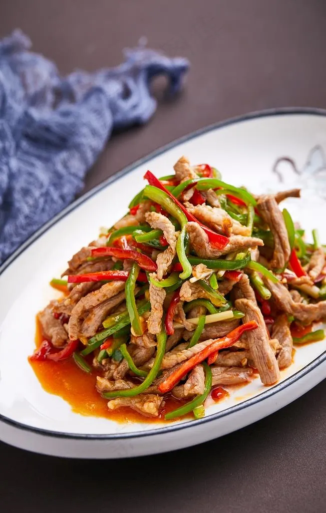 尖椒肉丝图片