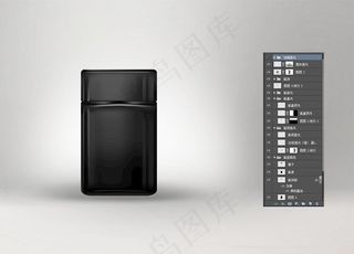 黑瓶子效果图图片
