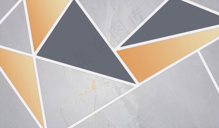几何背景墙图片