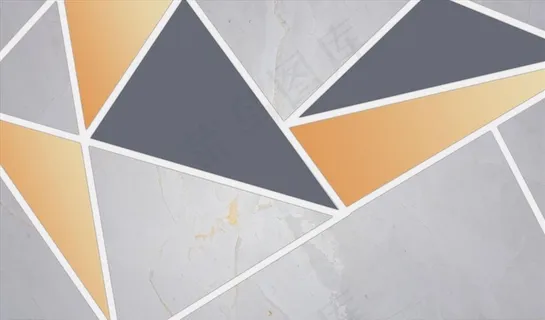 几何背景墙图片