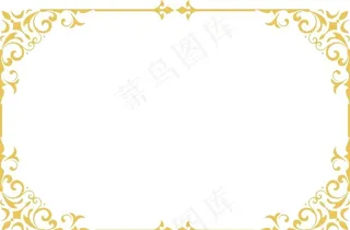 金色复古边框图片