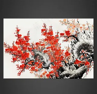 国画梅花图片