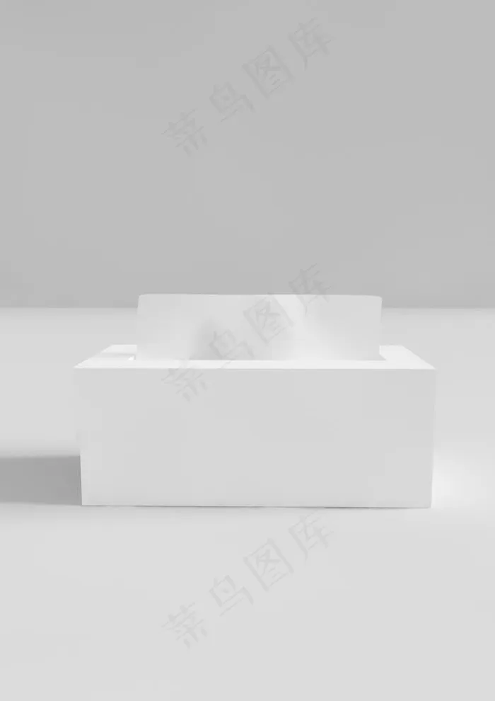 纸巾盒样机图片psd模版下载