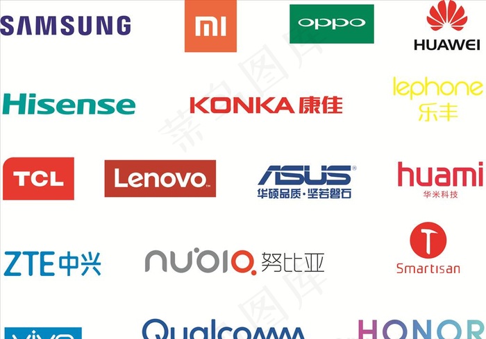 各电器手机品牌logo图片(210X297)cdr矢量模版下载