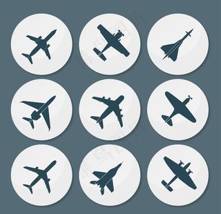 飞机矢量图片