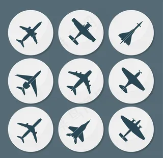 飞机矢量图片