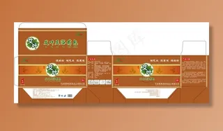 艾草 足浴 药包 包装设计图片