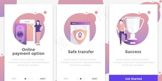 手机APP移动端UI作品集模板图片