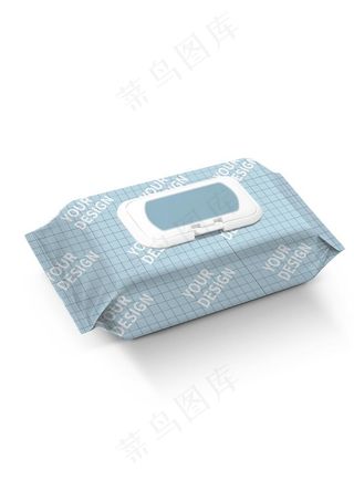 湿纸巾盒样机图片