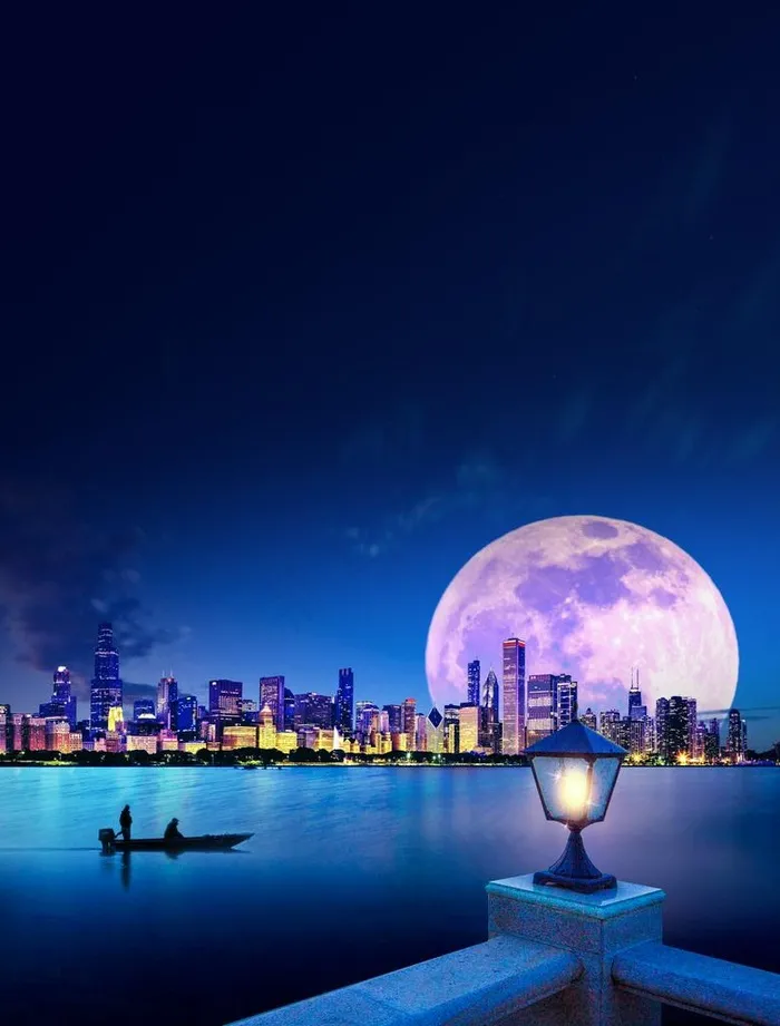 湖景图片(2717X3435(DPI:300))psd模版下载