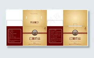 红薯粉 地瓜丝 包装设计图片