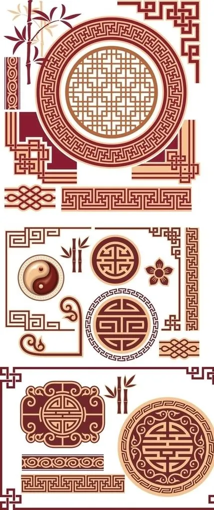 窗花纹图片