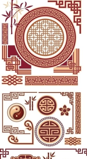 窗花纹图片