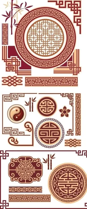 窗花纹图片