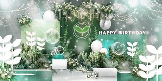 绿色森系婚礼图片