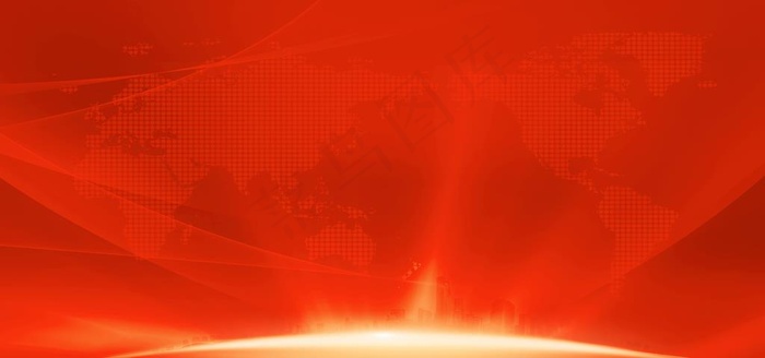 年会 地产 红色背景 大气图片