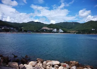 小梅沙海景图片