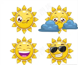 太阳笑脸图片