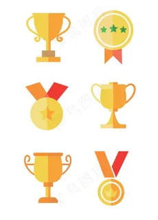 奖杯元素图片