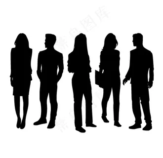 人物剪影图片