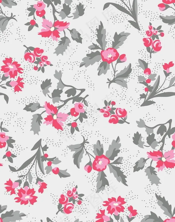 植物印花图案图片eps,ai矢量模版下载