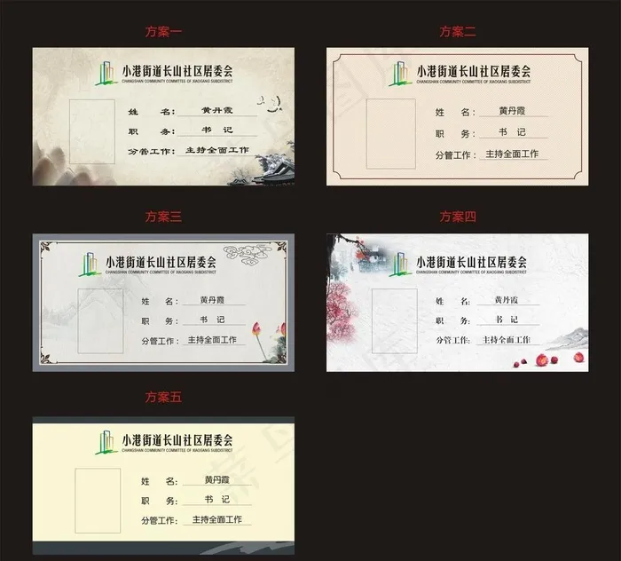 社区桌牌设计图片cdr矢量模版下载
