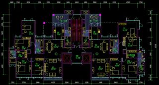 标准层小阳台平面图图片