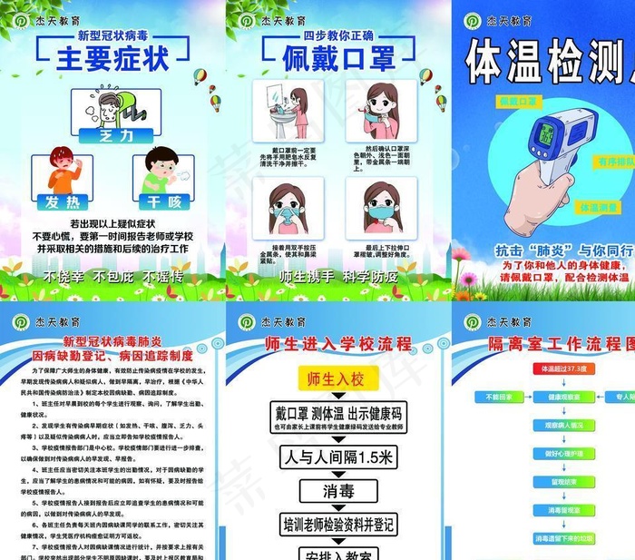 新型冠状病毒宣传图片