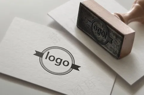印章效果样机图片