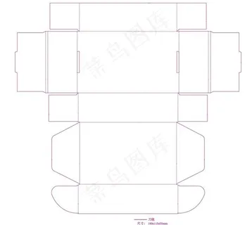 飞机盒刀模图片