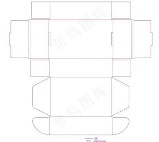 飞机盒刀模图片