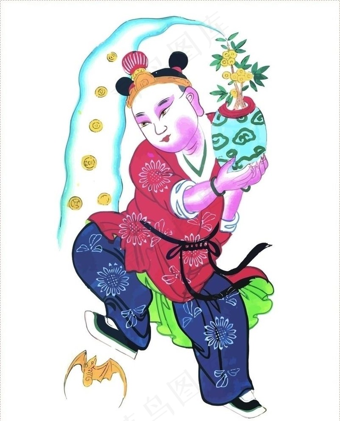 传统吉祥图图片ai矢量模版下载