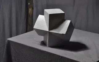 石膏 复合几何体图片