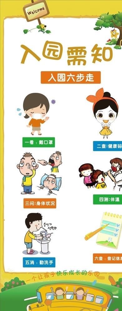 入园须知图片