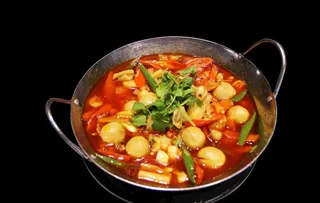 干锅海鲜煲图片