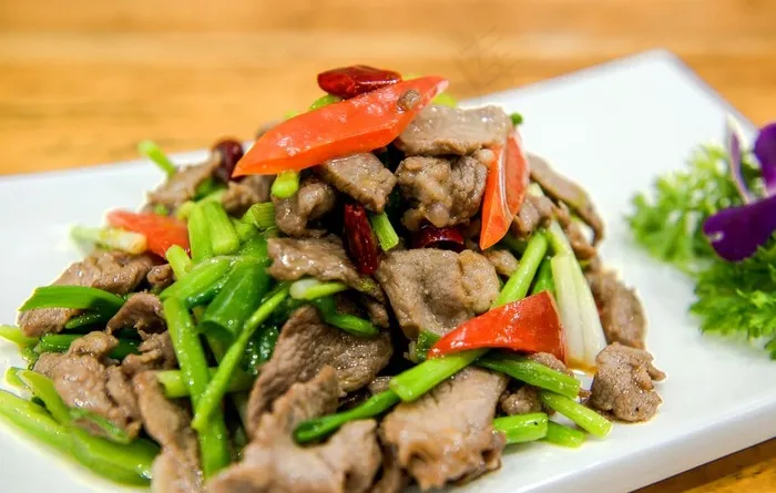 葱爆羊肉图片