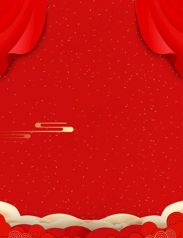 中国风喜庆红色背景图片